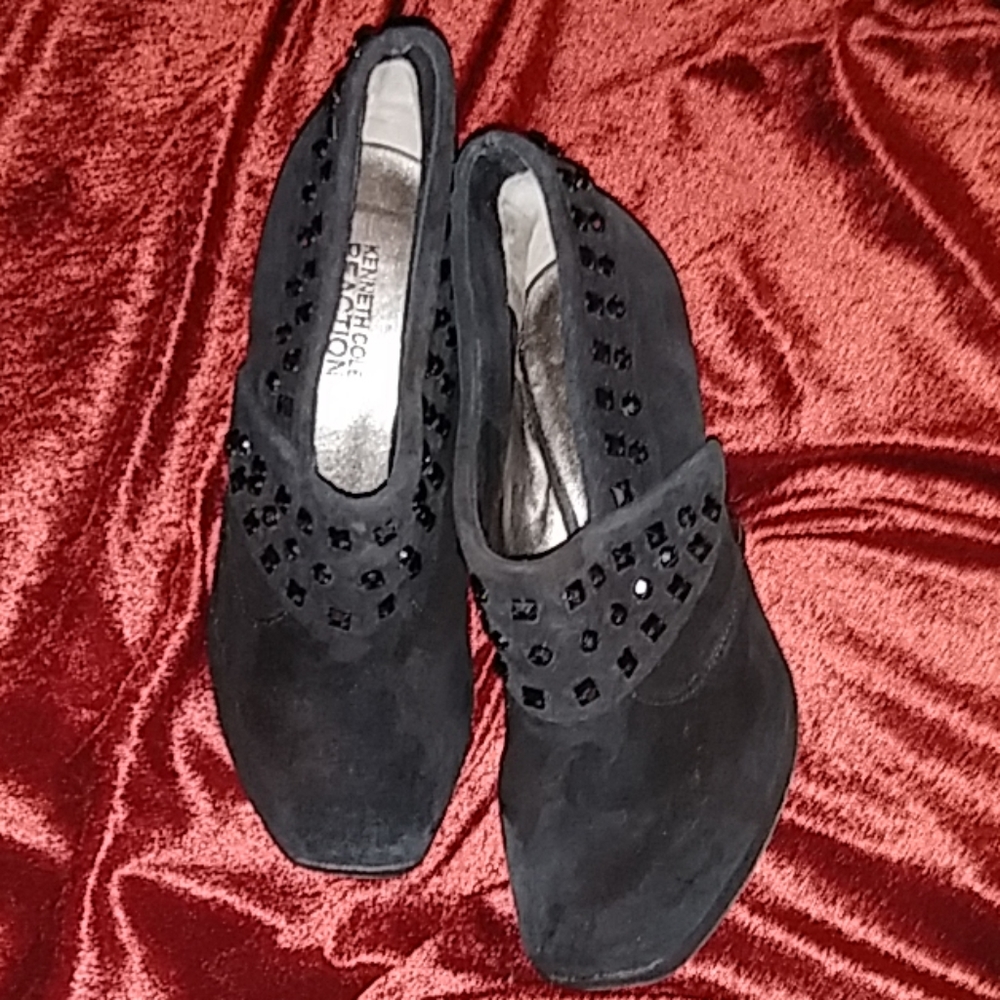 Kenneth kole reaction black ankle boots as 5